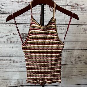 American Eagle Outfitters Striped Camisole in Red, Yellow, Black